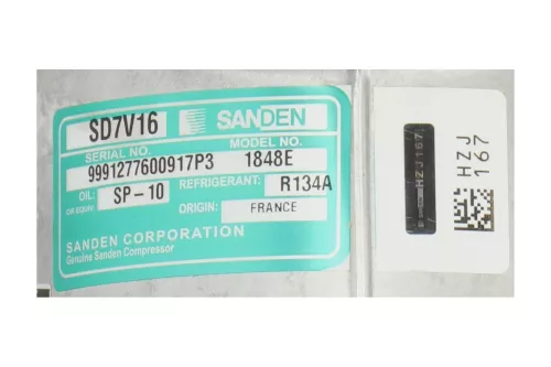 PSA / Stellantis C274HA - HDI 2.0 16V RHR RHL DW10BTED4/ SANDEN SD7V16 MODEL 1270/ (C274HA)