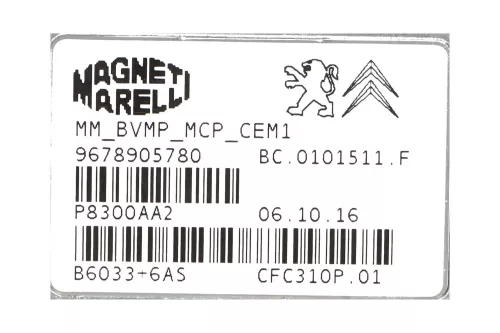 PSA / Stellantis Regelorgaan semi automaat 1613641380 (C307BG)