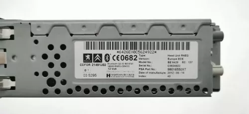 RADIO +NAV.SYSTEEM/ ZIE 6579CP RP 16095878XT 1616962180