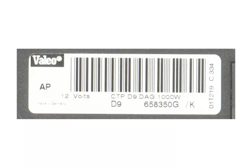 PSA / Stellantis HDI 2.0/ RADIATEUR IN KACHELHUIS ELEKTRISCH/ VALEO 658350G (0000309152)