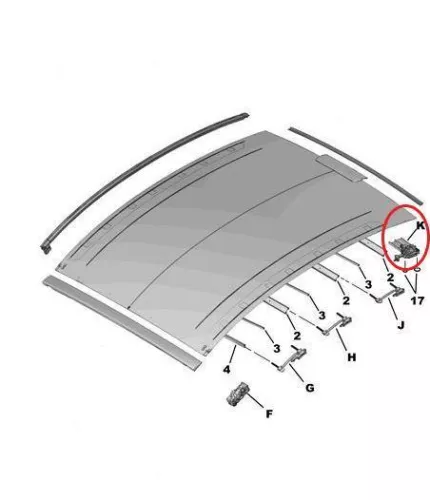 ebben parts PLURIEL/ INTERSLIDE GELEIDERSET RECHTS / ZIE 8401HW (0000364677)
