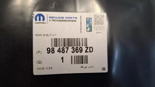 HZD ZWART MISTRAL/ 98233065ZD/ ZIE 98487370ZD RP 98487369ZD